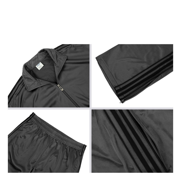 Victory Outfitters Mens Athletic Tricot Track matching set NVY/WHT XLarge - Picture 3 of 3